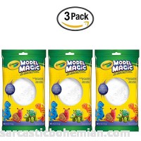 Crayola Model Magic 4 Oz No-Mess Soft Squishy Lightweight Modeling Material for Kids Easy to Paint and Decorate Air Dries Smooth White B07N8GZBL8
